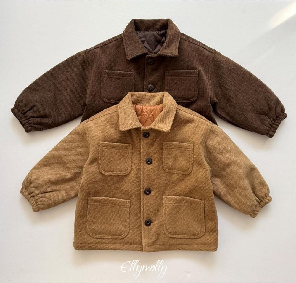 Fluffy Wool Coat [Ellymolly]（2026Winter） 22