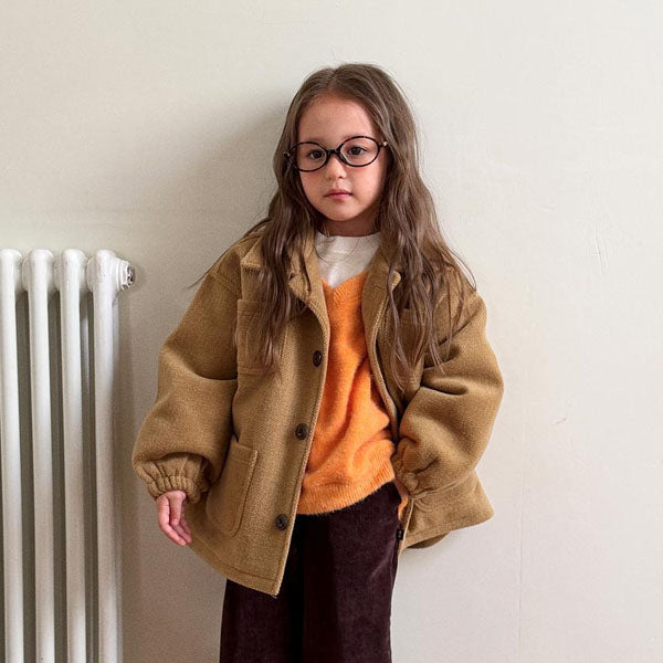 Fluffy Wool Coat [Ellymolly]（2026Winter） 2