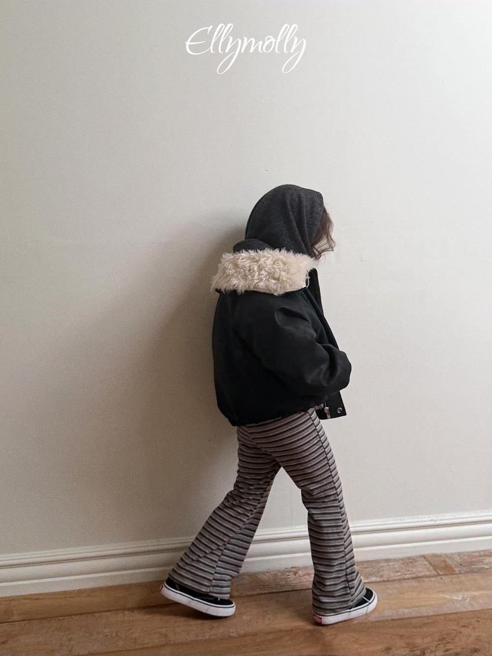 Big Collar Shearling Jumper [Ellymolly]（2026Winter） 8