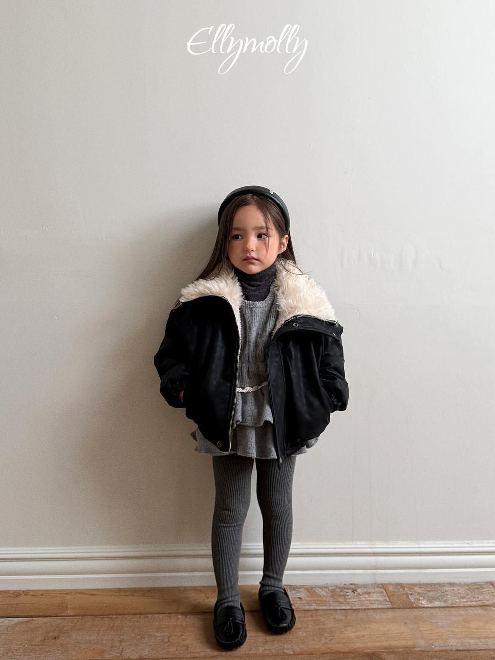 Big Collar Shearling Jumper [Ellymolly]（2026Winter） 18