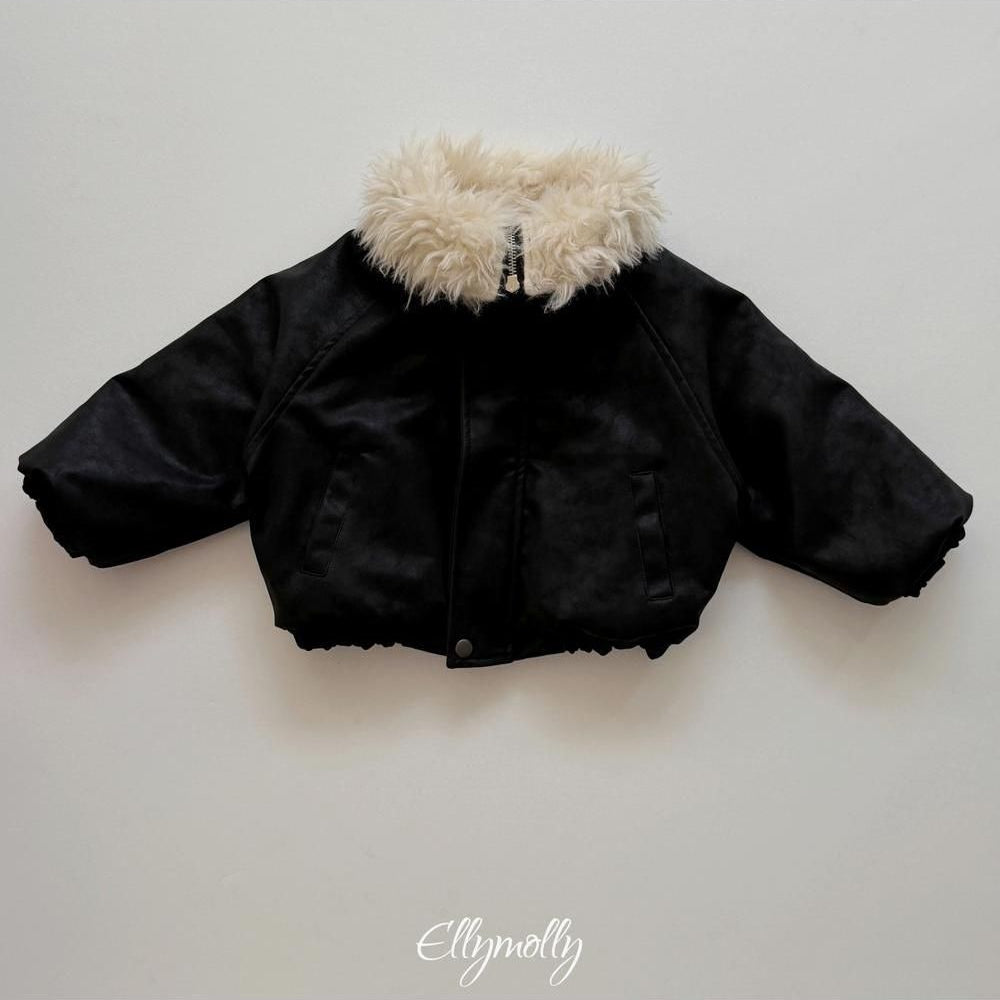 Big Collar Shearling Jumper [Ellymolly]（2026Winter） 20