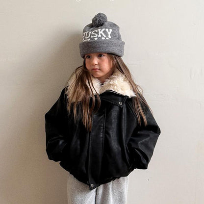 Big Collar Shearling Jumper [Ellymolly]（2026Winter） 1