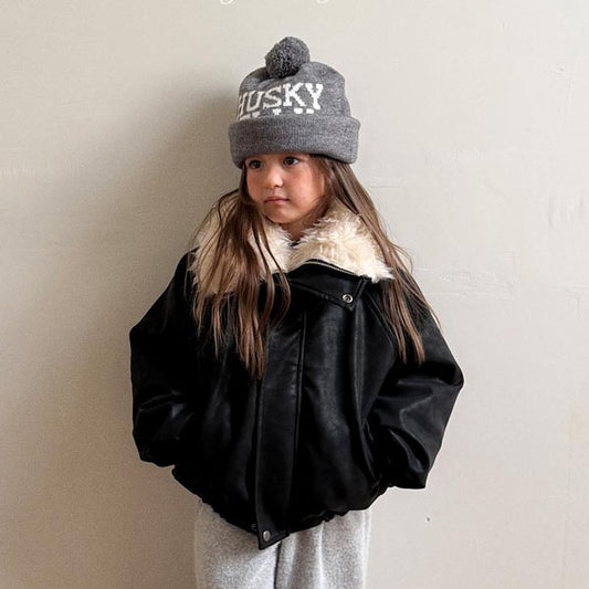 Big Collar Shearling Jumper [Ellymolly]（2026Winter） 1