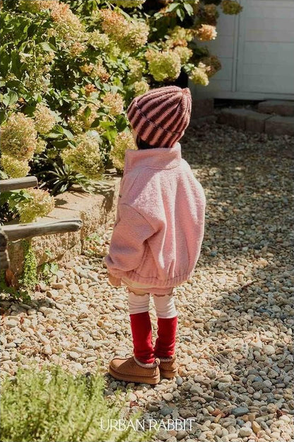 Volume Color Block Knee Socks [URBAN RABBIT]（2026Winter） 6