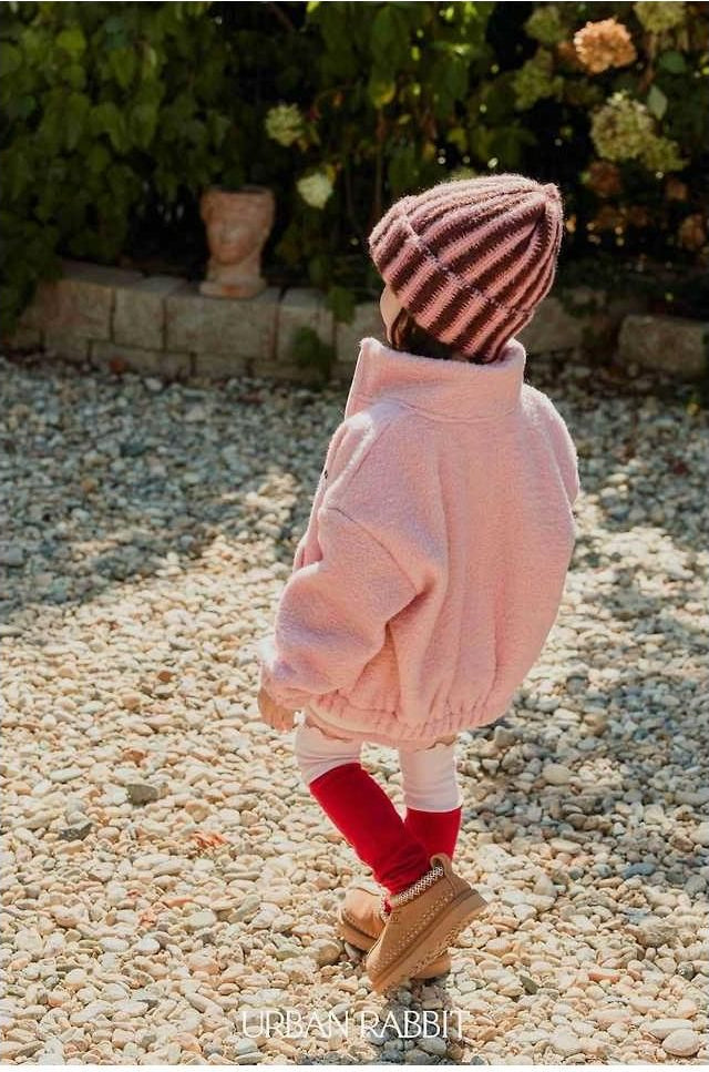 Volume Color Block Knee Socks [URBAN RABBIT]（2026Winter） 7