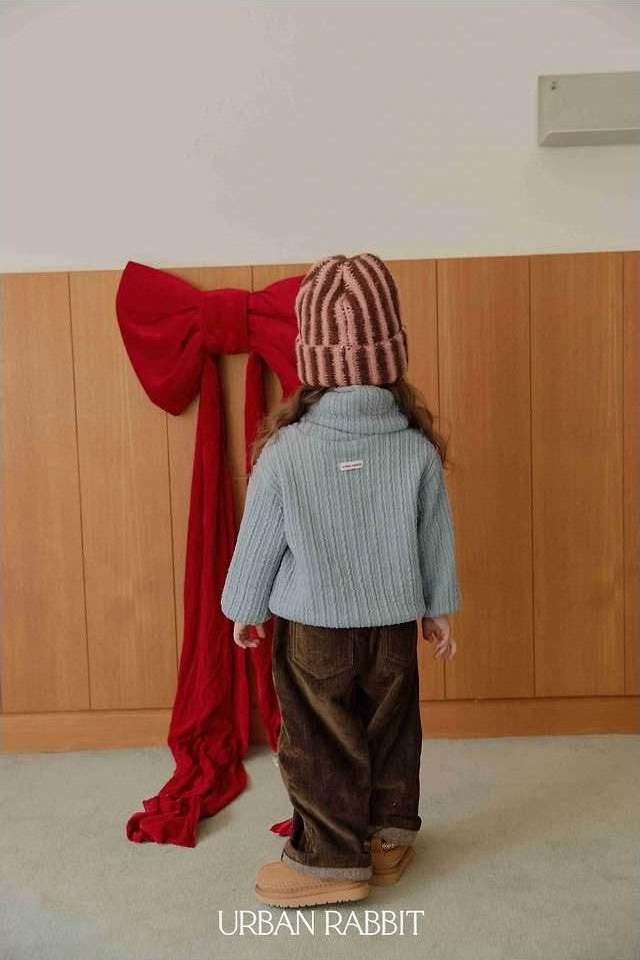 Brushed Denim Barrel Pants [URBAN RABBIT]（2026Winter） 4