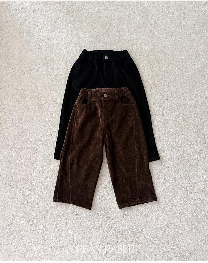 Brushed Denim Barrel Pants [URBAN RABBIT]（2026Winter） 12