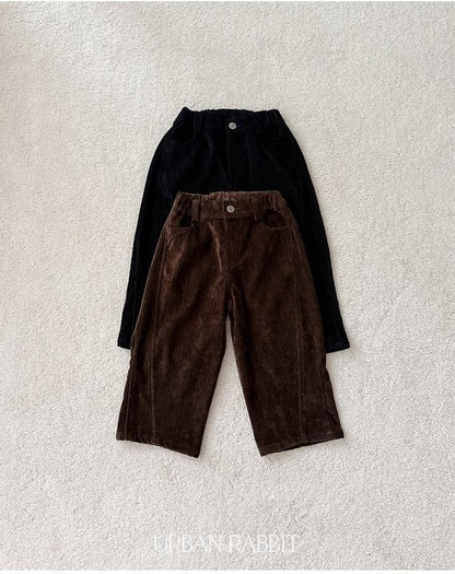 Brushed Denim Barrel Pants [URBAN RABBIT]（2026Winter） 12