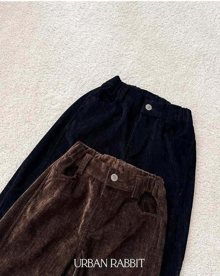 Brushed Denim Barrel Pants [URBAN RABBIT]（2026Winter） 13