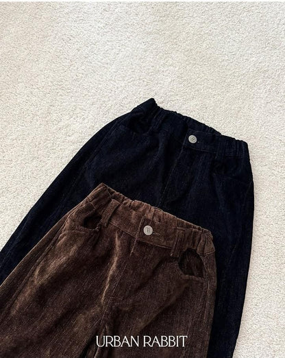 Brushed Denim Barrel Pants [URBAN RABBIT]（2026Winter） 13