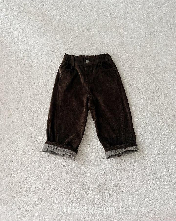 Brushed Denim Barrel Pants [URBAN RABBIT]（2026Winter） 14