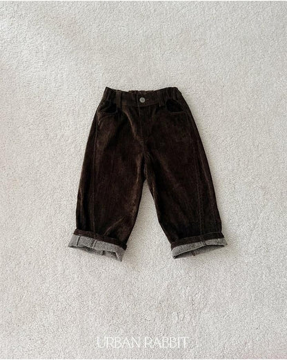 Brushed Denim Barrel Pants [URBAN RABBIT]（2026Winter） 14