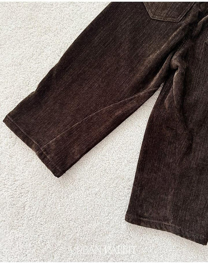 Brushed Denim Barrel Pants [URBAN RABBIT]（2026Winter） 16