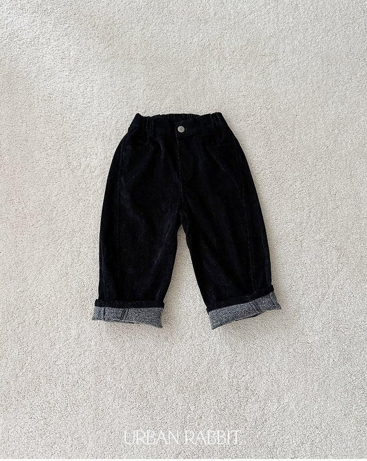 Brushed Denim Barrel Pants [URBAN RABBIT]（2026Winter） 19