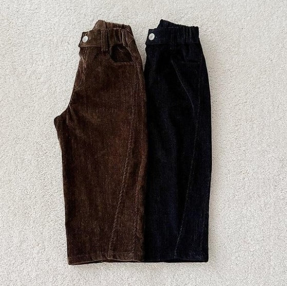 Brushed Denim Barrel Pants [URBAN RABBIT]（2026Winter） 1