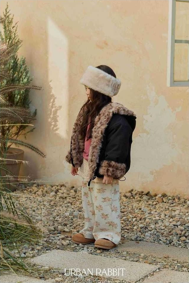 Knit Wrap Flower Pants [URBAN RABBIT]（2026Winter） 6