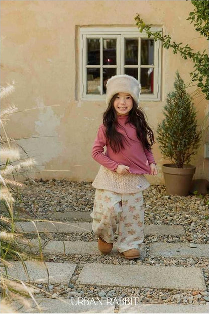 Knit Wrap Flower Pants [URBAN RABBIT]（2026Winter） 9