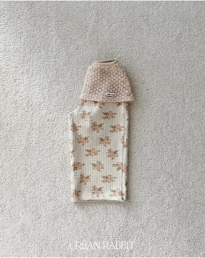 Knit Wrap Flower Pants [URBAN RABBIT]（2026Winter） 13