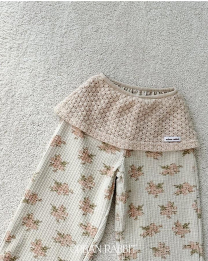 Knit Wrap Flower Pants [URBAN RABBIT]（2026Winter） 16