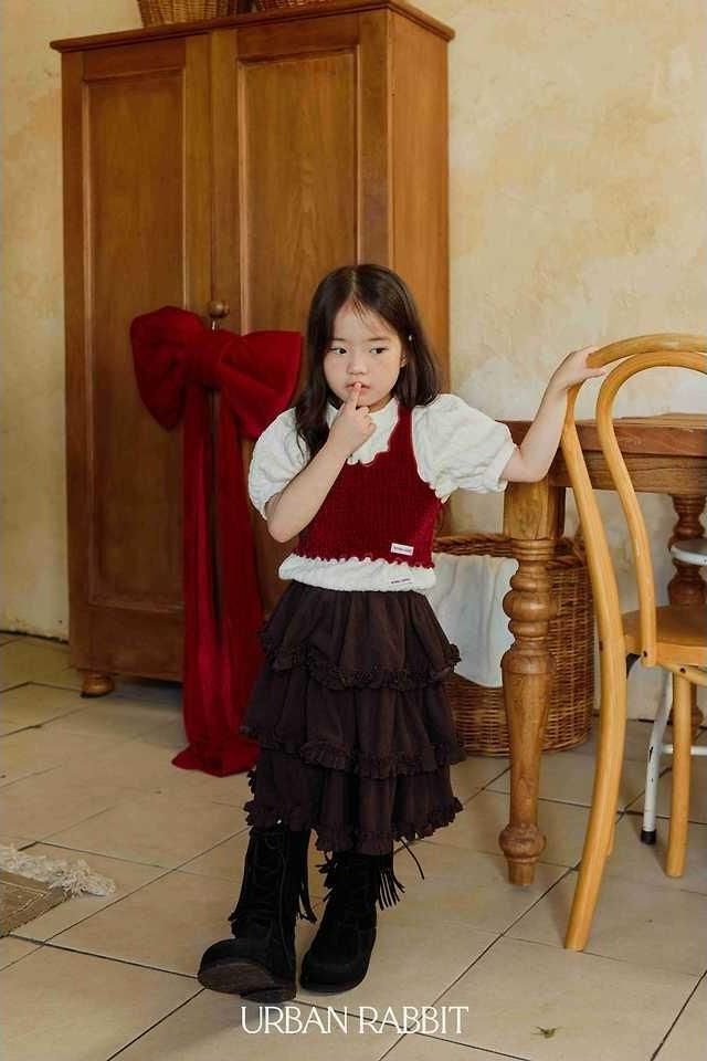 Frill Cancan Long Skirt [URBAN RABBIT]（2026Winter） 3