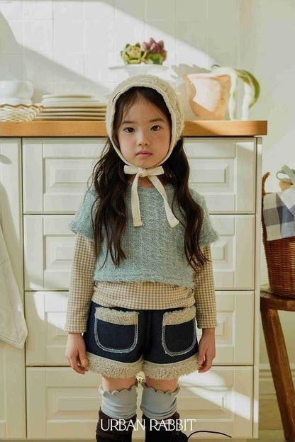 Shearling Denim Shorts [URBAN RABBIT]（2026Winter） 2