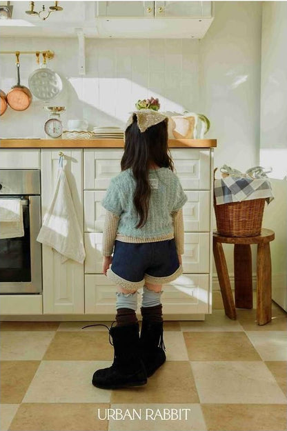 Shearling Denim Shorts [URBAN RABBIT]（2026Winter） 4