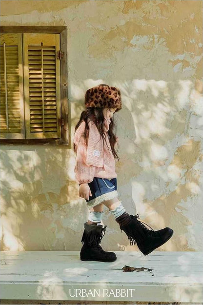 Shearling Denim Shorts [URBAN RABBIT]（2026Winter） 7