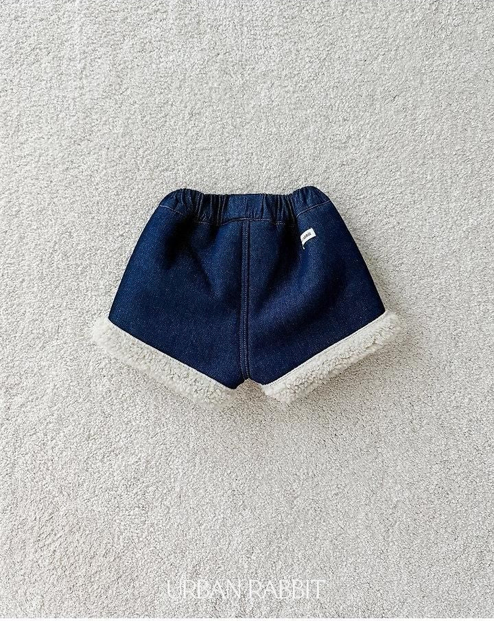 Shearling Denim Shorts [URBAN RABBIT]（2026Winter） 10