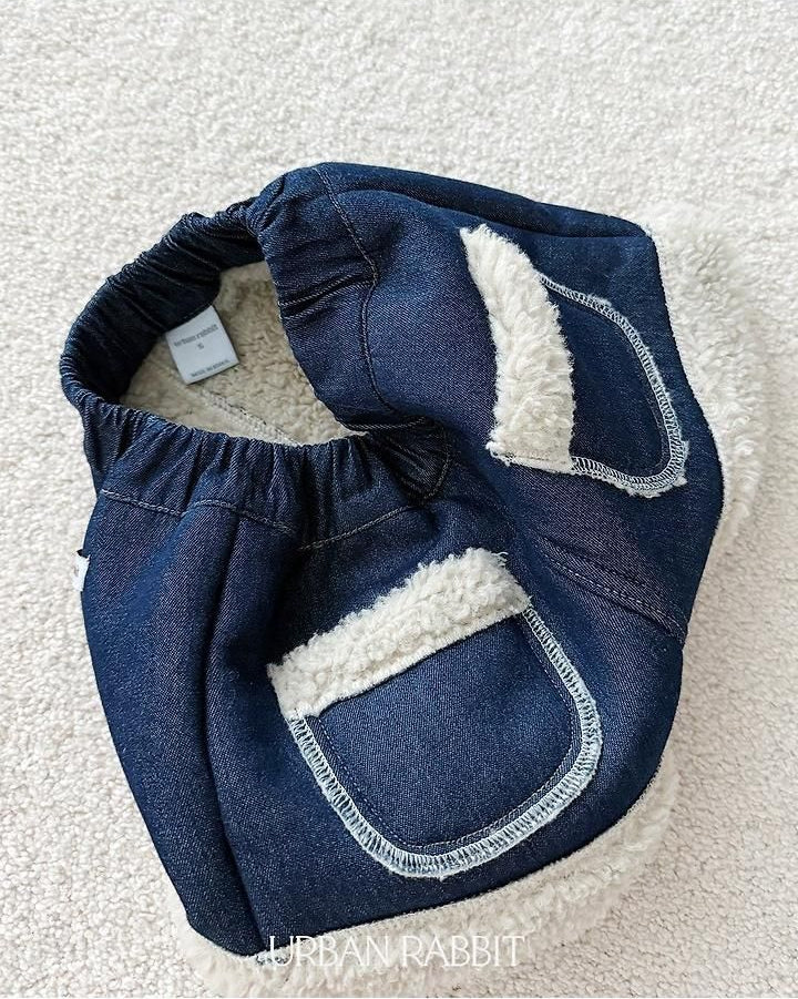 Shearling Denim Shorts [URBAN RABBIT]（2026Winter） 13