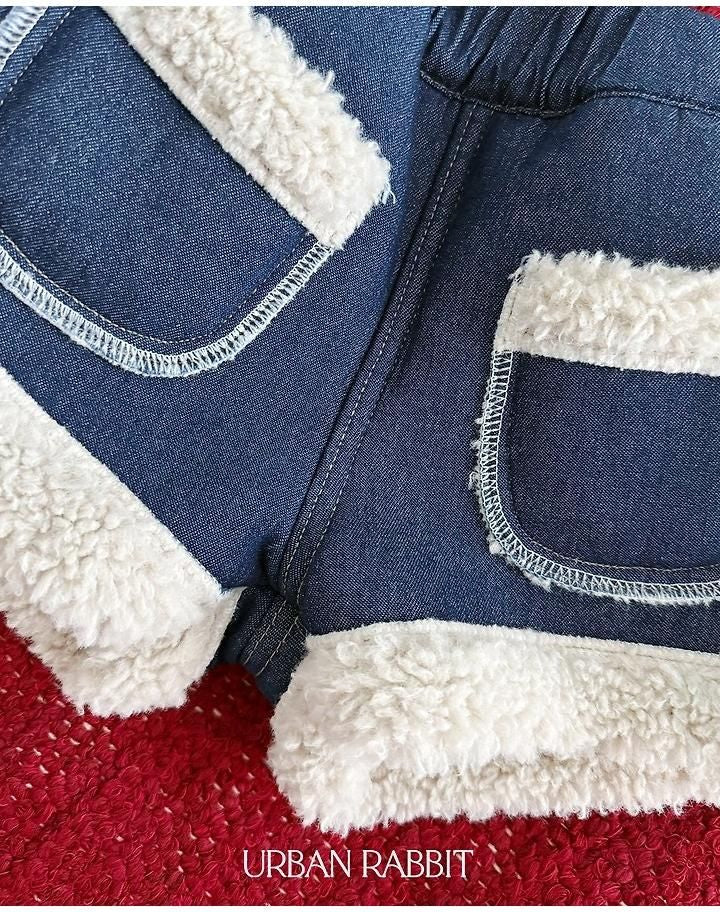 Shearling Denim Shorts [URBAN RABBIT]（2026Winter） 15