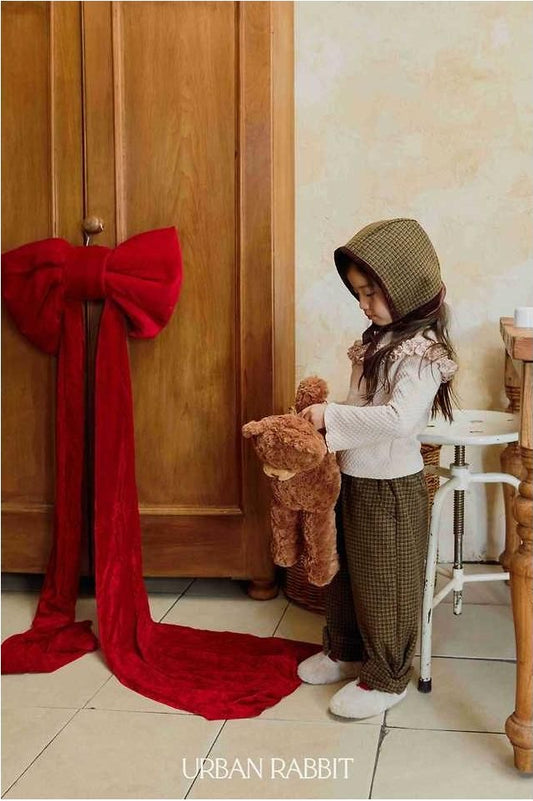 Ribbon Check Pants [URBAN RABBIT]（2026Winter） 6