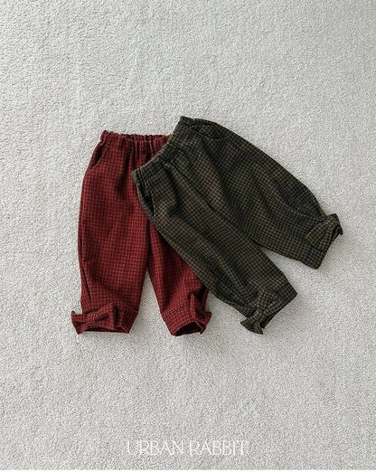 Ribbon Check Pants [URBAN RABBIT]（2026Winter） 11