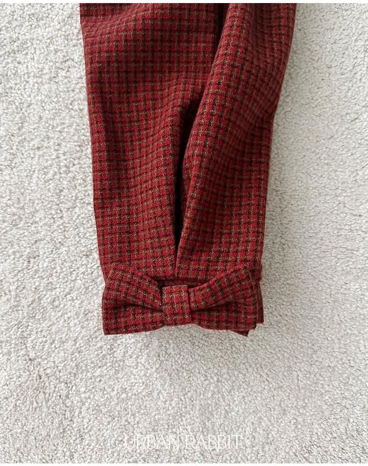 Ribbon Check Pants [URBAN RABBIT]（2026Winter） 16