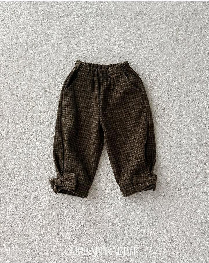 Ribbon Check Pants [URBAN RABBIT]（2026Winter） 17