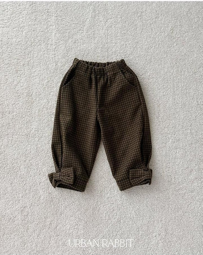 Ribbon Check Pants [URBAN RABBIT]（2026Winter） 17