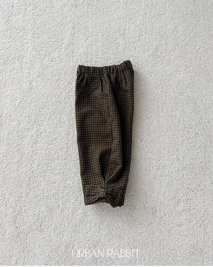 Ribbon Check Pants [URBAN RABBIT]（2026Winter） 19