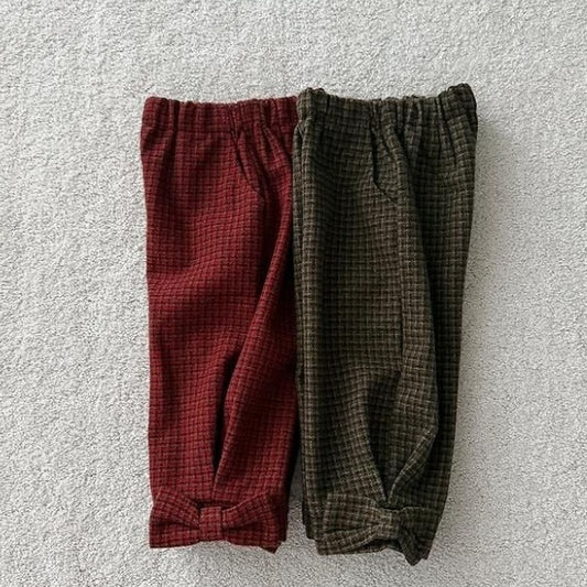 Ribbon Check Pants [URBAN RABBIT]（2026Winter） 1