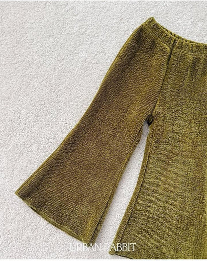 Choco Ribbed Bootcut [URBAN RABBIT]（2026Winter） 14