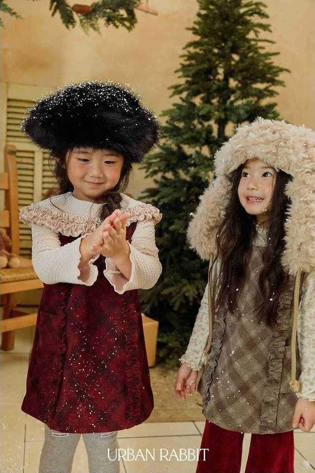 Check Frill Dress [URBAN RABBIT]（2026Winter） 3