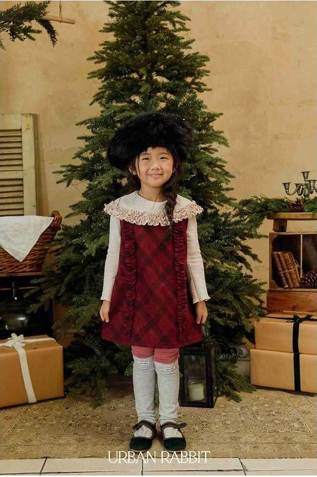 Check Frill Dress [URBAN RABBIT]（2026Winter） 4