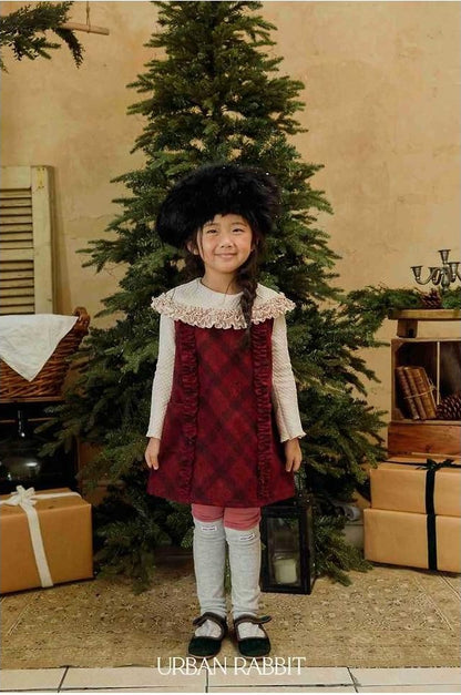 Check Frill Dress [URBAN RABBIT]（2026Winter） 4