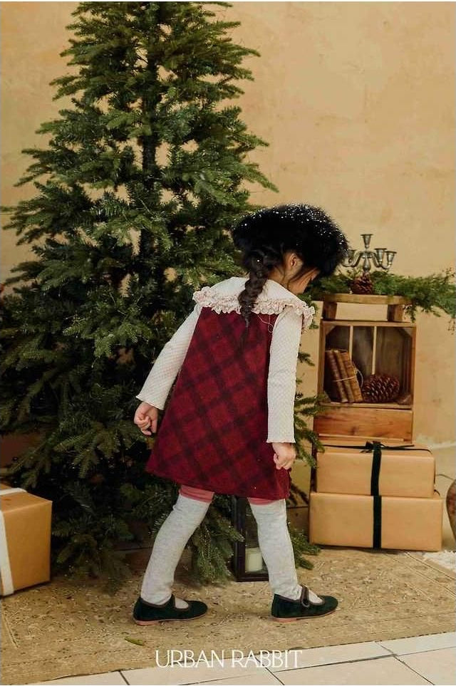 Check Frill Dress [URBAN RABBIT]（2026Winter） 5