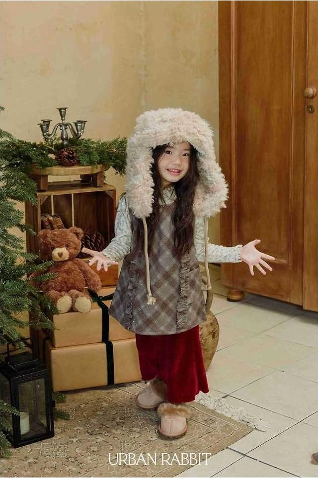 Check Frill Dress [URBAN RABBIT]（2026Winter） 6