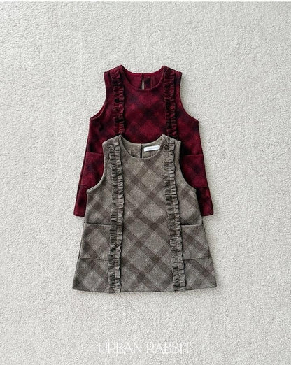 Check Frill Dress [URBAN RABBIT]（2026Winter） 9
