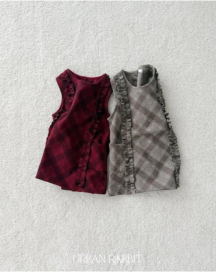 Check Frill Dress [URBAN RABBIT]（2026Winter） 10