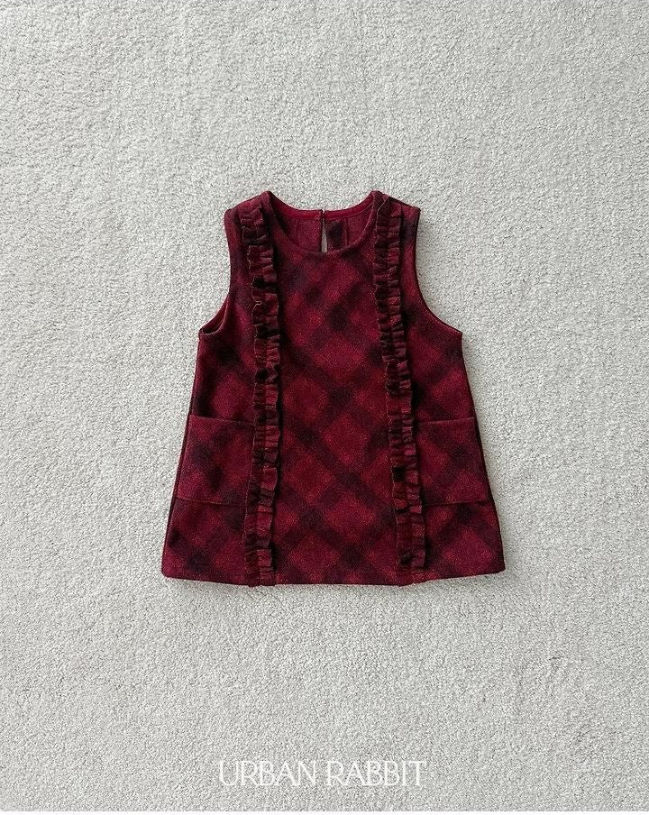 Check Frill Dress [URBAN RABBIT]（2026Winter） 11