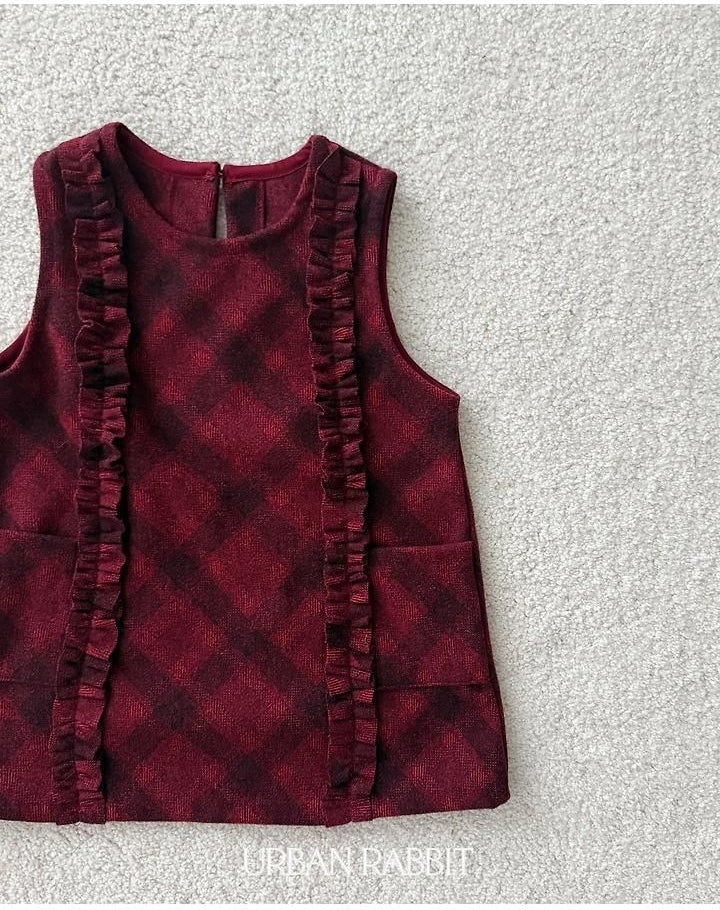 Check Frill Dress [URBAN RABBIT]（2026Winter） 12