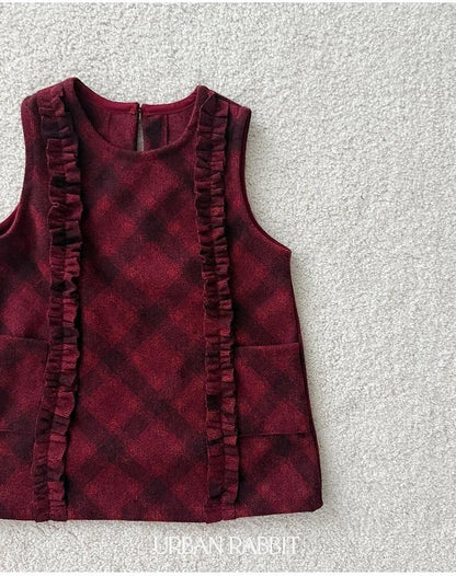 Check Frill Dress [URBAN RABBIT]（2026Winter） 12