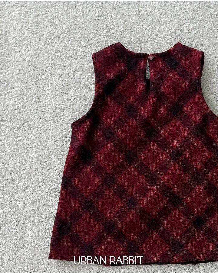 Check Frill Dress [URBAN RABBIT]（2026Winter） 13