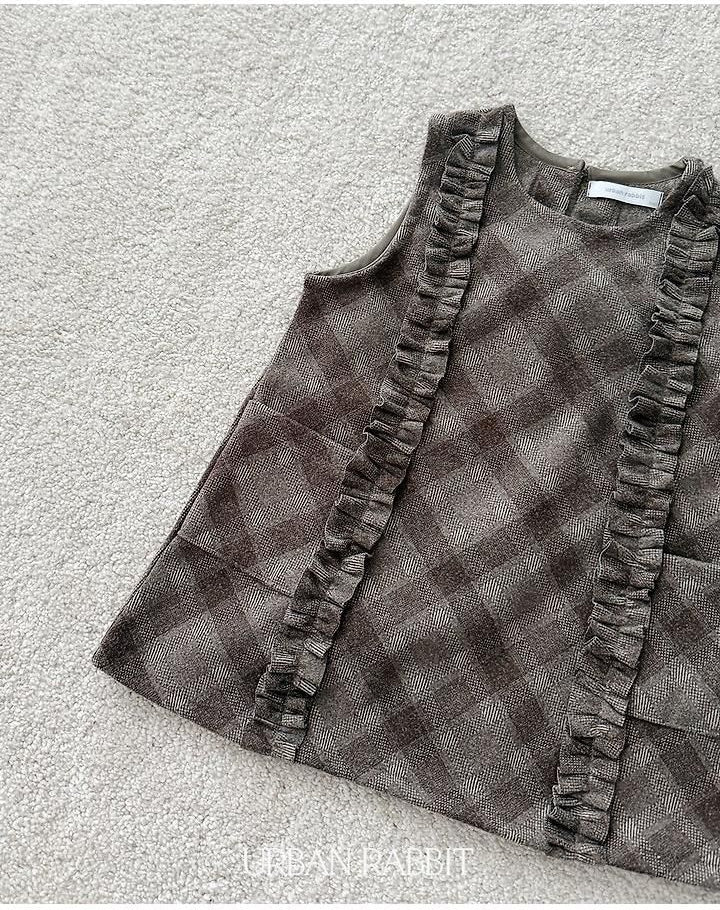 Check Frill Dress [URBAN RABBIT]（2026Winter） 16